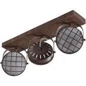 LINDBY Plafondlamp , Tamin, dimbare, Roestbruin, Woonkamer, Metaal, Industrieel