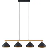 LINDBY Hanglampe , Tirzana, dimbare, Zwart, Woonkamer, Metaal, Vintage / Retro