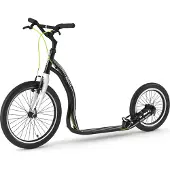 Yedoo Rodstr Alloy driewieler - voor volwassenen en tieners, tot 150 kg, met luchtbanden 20/16 en verstelbaar stuur. Kleur: zwart