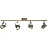 LINDBY Plafondlamp , Leonor, dimbare, Brons / Oudmessing, Woonkamer, Metaal, Antiek