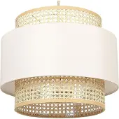 Beliani YUMURI - Hanglamp - Natuurlijk - Polyester