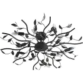 LINDBY Plafondlamp , Yos, dimbare, Zwart, Slaapkamer, Metaal, Florentijns