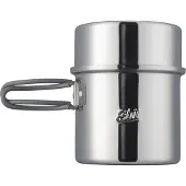 Esbit Kookpot - 1L - Dubbele Kookpot - Inklapbaar Handvat - RVS