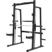 Gorilla Sports Smith Machine met Half Rack