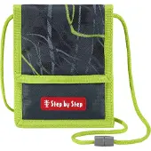 Step by step halsportemonnee Neck Pouch Danger Cat Chiko donkergrijs