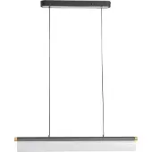 LUCANDE Hanglamp Alania, dimbaar, helder / transparant, Woon-/ Eetkamer, Kunststof, Modern