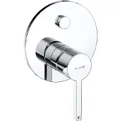 Kludi Nova Fonte UP-wastafel-/badmengkraan, inbouw, Push-set met functionele eenheid, artikelnummer 88022, chroom, 1 stuk.