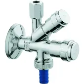 GROHE WAS-Kombieckventiel 41070 design-gr. DN10 met terugslagklep chroom, 41070000