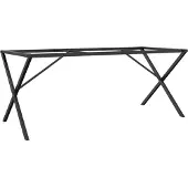 vidaXL Eettafelpoten X-frame 160x80x73 cm staal