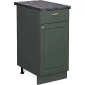 Vicco Fame-Line Keukenonderkast – 40 cm, WB Antraciet Groen-Goud Landhuis
