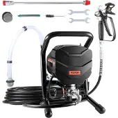 Vevor Airless verfspuit met standaard 650W hoogrendement airless verfspuit 3000 PSI elektrische verfspuit