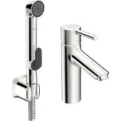 Hansa Vantis - Wastafelkraan met bidet douche, chroom 52682267