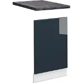Vicco Fame-Line Keukenkasten – 45 cm, WB Antraciet Donkerblauw hoogglans