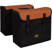 Polydaun Dubbele Fietstas 34 Liter Zwart