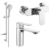 Mexen Milo DF40 doucheset, chroom - 71304DF40-00