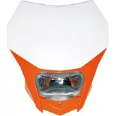 Circuit Equipment Bagus : Bevestigingsstuk voor koplampen, wit/oranje