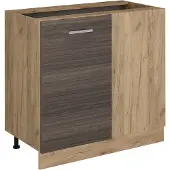 Vicco R-Line Hoekkast – 86 cm zonder werkblad Edel grijs