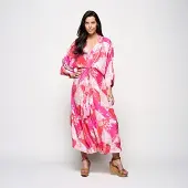 Mart Visser Caroline Tensen Islay Kimono Jurk Roze / Multi