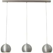Masterlight Leuke eettafel hanglamp Concepto 3x20 metaalgrijs