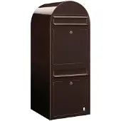 Bobi Brievenbus Duo 8017 Donkerbruin