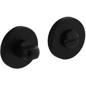 Intersteel Rozet met toilet-/badkamersluiting ø51x5mm - mat zwart