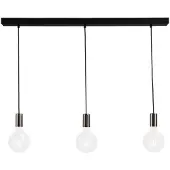 Masterlight Zwart Chrome Pendellamp Concepto 3 Lichts