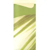 Multi Sachetto 8,5x20 cm Sort med Hvid Serviet,100 stuks/pk