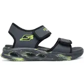 SKECHERS Sandalen m. Licht - Light Sola - Houtskool/Black - - 32 - Sandalen