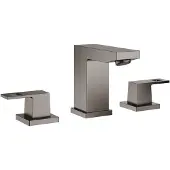 GROHE Eurocube - Wastafelkraan met waste, 3-gats installatie, geborsteld Hard Graphite 20351AL0
