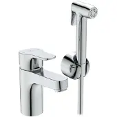Ideal standard Cerabase - Wastafelkraan met vuistdouche, chroom BC834AA