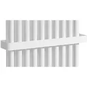 Sapho Fede handdoekhouder voor radiator mat wit 50cm
