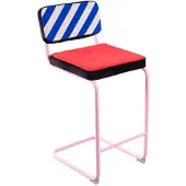 Seletti Superstool blue stripes barkruk