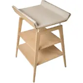 Leander Linea luiertafel met schuimrubberen onderlegger eiken