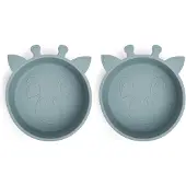 Nuuroo Alex silicone deep plate 2-pack Giraf