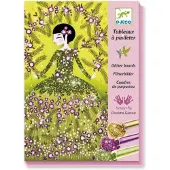 Djeco schilderijen glitter knutselset - Glitter Dresses - creatieve activiteit.