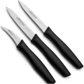 Arcos Set van 3 gladde, gebogen en gekartelde schilmesjes van NOVA.