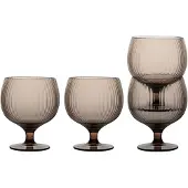 Sagaform Billi wijnglas 35 cl 4-pack Bruin