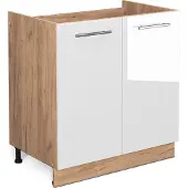 Vicco Wastafelkast Fame-Line Wit Hoogglans 80 cm zonder werkblad, Model 38342