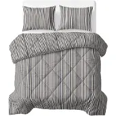 Royal Textile Sleeptime Lazy Dekbed Katoen Stripy Beige/Blauw 200 x 220 cm