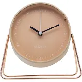 Nextime NE-5240RZ Wekker Berlin 14x13 cm Champagne/Metaal