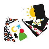 Banana Panda - Hoogcontrast Babykaarten - 0-3 Maanden