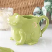 Something Different - Luna Frog Shaped Mok/beker - Groen