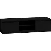Top E Shop Rtv140 Czarny 2 Shelves Tv-meubel