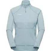Mammut - Dames fleeces - Taiss ML Jacket Women Nebla voor Dames van Gerecyclede materialen - Maat S - Blauw
