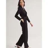 4TAILORS Jumpsuit 'Paris' zwart