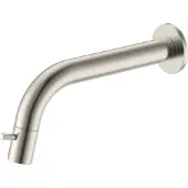Alvoro Aura Wandfonteinkraan - Geborsteld Rvs - Messing - Kranen, Fonteinkranen, Inbouw Fonteinkranen - 5404024124981