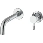 Alvoro Aura Afbouwdeel Voor Inbouw Wastafelkraan - Chroom - RVS 304 - Kranen, Wastafelkranen, Inbouw Wastafelkranen - 5404024124820