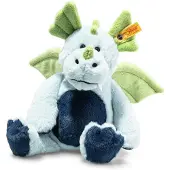 Steiff Zacht Cuddly Friends Draak Samu gekleurd, 28 cm