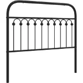 Super Merchant Vervangend hoofdbord 107 cm metaal zwart