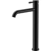 Alvoro Aura Wastafelkraan Verhoogd - Mat Zwart PVD - Zonder Waste - RVS 304 - Kranen, Wastafelkranen, Opbouw Wastafelkranen - 5404024127906